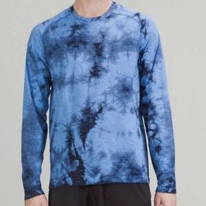 Lululemon Men's 2XL XXL Metal Vent Tech Long Sleeve Shirt 2.0 Blue